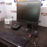 LOTE 267 - 01 MINI CPU MARCA LIVA, 01 MONITOR MARCA LENOVO C/FONTE E 01 TECLADO. (NO ESTADO) ATENÇÃO! FAZER A VISITAÇÃO ANTES DE ARREMATAR, NÃO SABEMOS SE FUNCIONA. LEILÃO NÃO TEM GARANTIA E NEM DEVOLUÇÃO, SUJEITO A POSSÍVEIS AVARIAS VISÍVEIS/OCULTAS E/OU AUSÊNCIA DE COMPONENTES.