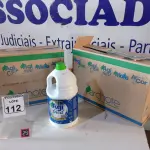 LOTE 112 - 02 CAIXAS C/03 GALÕES DE ÁGUA SANITÁRIA DE 5L CADA, MARCA AGI FÁCIL. (NO ESTADO) ATENÇÃO! FAZER A VISITAÇÃO ANTES DE ARREMATAR, NÃO SABEMOS SE FUNCIONA. LEILÃO NÃO TEM GARANTIA E NEM DEVOLUÇÃO, SUJEITO A POSSÍVEIS AVARIAS VISÍVEIS/OCULTAS E/OU AUSÊNCIA DE COMPONENTES.