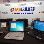 LOTE 202 - 05 NOTEBOOKS MARCAS E MODELOS DIVERSOS P/RETIRADA DE PEÇAS. (NO ESTADO) ATENÇÃO! FAZER A VISITAÇÃO ANTES DE ARREMATAR, NÃO SABEMOS SE FUNCIONA. LEILÃO NÃO TEM GARANTIA E NEM DEVOLUÇÃO, SUJEITO A POSSÍVEIS AVARIAS VISÍVEIS/OCULTAS E/OU AUSÊNCIA DE COMPONENTES.