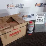 LOTE 234 - 01 CAIXA C/06 CATALISADORES MARCA ANJO CONTENDO 450ML EM CADA LATA(NOVO). (NO ESTADO) ATENÇÃO! FAZER A VISITAÇÃO ANTES DE ARREMATAR, NÃO SABEMOS SE FUNCIONA. LEILÃO NÃO TEM GARANTIA E NEM DEVOLUÇÃO, SUJEITO A POSSÍVEIS AVARIAS VISÍVEIS/OCULTAS E/OU AUSÊNCIA DE COMPONENTES.