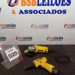 LOTE 020 - 01 ESMERILHADEIRA MARCA TITANIUM E 01 PARAFUSADEIRA MARCA TITANIUM. (NO ESTADO) ATENÇÃO! FAZER A VISITAÇÃO ANTES DE ARREMATAR, NÃO SABEMOS SE FUNCIONA. LEILÃO NÃO TEM GARANTIA E NEM DEVOLUÇÃO, SUJEITO A POSSÍVEIS AVARIAS VISÍVEIS/OCULTAS E/OU AUSÊNCIA DE COMPONENTES.