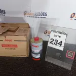 LOTE 234 - 01 CAIXA C/06 CATALISADORES MARCA ANJO CONTENDO 450ML EM CADA LATA(NOVO). (NO ESTADO) ATENÇÃO! FAZER A VISITAÇÃO ANTES DE ARREMATAR, NÃO SABEMOS SE FUNCIONA. LEILÃO NÃO TEM GARANTIA E NEM DEVOLUÇÃO, SUJEITO A POSSÍVEIS AVARIAS VISÍVEIS/OCULTAS E/OU AUSÊNCIA DE COMPONENTES.