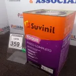 LOTE 359 - 01 LATA DE TINTA FOSCO BRANCO NEVE 18L MARCA SUVINIL. (NO ESTADO) ATENÇÃO! FAZER A VISITAÇÃO ANTES DE ARREMATAR, NÃO SABEMOS SE FUNCIONA. LEILÃO NÃO TEM GARANTIA E NEM DEVOLUÇÃO, SUJEITO A POSSÍVEIS AVARIAS VISÍVEIS/OCULTAS E/OU AUSÊNCIA DE COMPONENTES.