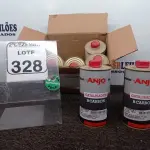 LOTE 328 - 01 CAIXA C/06 CATALISADORES MARCA ANJO CONTENDO 450ML EM CADA LATA(NOVO). (NO ESTADO) ATENÇÃO! FAZER A VISITAÇÃO ANTES DE ARREMATAR, NÃO SABEMOS SE FUNCIONA. LEILÃO NÃO TEM GARANTIA E NEM DEVOLUÇÃO, SUJEITO A POSSÍVEIS AVARIAS VISÍVEIS/OCULTAS E/OU AUSÊNCIA DE COMPONENTES.