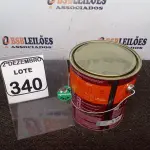 LOTE 340 - 01 LATA DE TINTA COR BRILHANTE PLATINA MARCA SUVINIL 3,6L P/MADEIRAS E METAIS. (NO ESTADO) ATENÇÃO! FAZER A VISITAÇÃO ANTES DE ARREMATAR, NÃO SABEMOS SE FUNCIONA. LEILÃO NÃO TEM GARANTIA E NEM DEVOLUÇÃO, SUJEITO A POSSÍVEIS AVARIAS VISÍVEIS/OCULTAS E/OU AUSÊNCIA DE COMPONENTES.