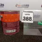 LOTE 388 - 01 LATA DE TINTA COR BRILHANTE PLATINA MARCA SUVINIL 3,6L P/METAIS. (NO ESTADO) ATENÇÃO! FAZER A VISITAÇÃO ANTES DE ARREMATAR, NÃO SABEMOS SE FUNCIONA. LEILÃO NÃO TEM GARANTIA E NEM DEVOLUÇÃO, SUJEITO A POSSÍVEIS AVARIAS VISÍVEIS/OCULTAS E/OU AUSÊNCIA DE COMPONENTES.