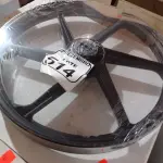 LOTE 514 - 01 RODA P/MOTO CG ARO “17 PARA QUALQUER CG (NOVO). (NO ESTADO) ATENÇÃO! FAZER A VISITAÇÃO ANTES DE ARREMATAR, NÃO SABEMOS SE FUNCIONA. LEILÃO NÃO TEM GARANTIA E NEM DEVOLUÇÃO, SUJEITO A POSSÍVEIS AVARIAS VISÍVEIS/OCULTAS E/OU AUSÊNCIA DE COMPONENTES.