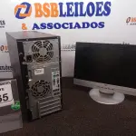 LOTE 365 - 01 CPU MARCA HP E 01 MONITOR MARCA AOC C/TECLADO E MOUSE. (NO ESTADO) ATENÇÃO! FAZER A VISITAÇÃO ANTES DE ARREMATAR, NÃO SABEMOS SE FUNCIONA. LEILÃO NÃO TEM GARANTIA E NEM DEVOLUÇÃO, SUJEITO A POSSÍVEIS AVARIAS VISÍVEIS/OCULTAS E/OU AUSÊNCIA DE COMPONENTES.
