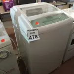 LOTE 478 - 01 MÁQUINA DE LAVAR 6KG P/RETIRADA DE PEÇAS. (NO ESTADO) ATENÇÃO! FAZER A VISITAÇÃO ANTES DE ARREMATAR, NÃO SABEMOS SE FUNCIONA. LEILÃO NÃO TEM GARANTIA E NEM DEVOLUÇÃO, SUJEITO A POSSÍVEIS AVARIAS VISÍVEIS/OCULTAS E/OU AUSÊNCIA DE COMPONENTES.