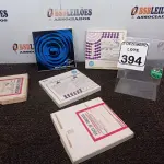 LOTE 394 - 05 FITAS P/GRAVADOR DE ROLOS ANTIGAS. (NO ESTADO) ATENÇÃO! FAZER A VISITAÇÃO ANTES DE ARREMATAR, NÃO SABEMOS SE FUNCIONA. LEILÃO NÃO TEM GARANTIA E NEM DEVOLUÇÃO, SUJEITO A POSSÍVEIS AVARIAS VISÍVEIS/OCULTAS E/OU AUSÊNCIA DE COMPONENTES.