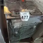 LOTE 477 - 01 FOGÃO A GÁS 04 BOCAS MARCA ESMALTEC. (NO ESTADO) ATENÇÃO! FAZER A VISITAÇÃO ANTES DE ARREMATAR, NÃO SABEMOS SE FUNCIONA. LEILÃO NÃO TEM GARANTIA E NEM DEVOLUÇÃO, SUJEITO A POSSÍVEIS AVARIAS VISÍVEIS/OCULTAS E/OU AUSÊNCIA DE COMPONENTES.