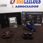 LOTE 409 - 01 CARRINHO DE CONTROLE REMOTO. (NO ESTADO) ATENÇÃO! FAZER A VISITAÇÃO ANTES DE ARREMATAR, NÃO SABEMOS SE FUNCIONA. LEILÃO NÃO TEM GARANTIA E NEM DEVOLUÇÃO, SUJEITO A POSSÍVEIS AVARIAS VISÍVEIS/OCULTAS E/OU AUSÊNCIA DE COMPONENTES.