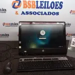 LOTE 391 - 01 ALL IN ONE MARCA HP C/TECLADO E MOUSE. (NO ESTADO) ATENÇÃO! FAZER A VISITAÇÃO ANTES DE ARREMATAR, NÃO SABEMOS SE FUNCIONA. LEILÃO NÃO TEM GARANTIA E NEM DEVOLUÇÃO, SUJEITO A POSSÍVEIS AVARIAS VISÍVEIS/OCULTAS E/OU AUSÊNCIA DE COMPONENTES.