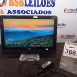 LOTE 368 - 01 ALL IN ONE MARCA HP C/TECLADO E MOUSE. (NO ESTADO) ATENÇÃO! FAZER A VISITAÇÃO ANTES DE ARREMATAR, NÃO SABEMOS SE FUNCIONA. LEILÃO NÃO TEM GARANTIA E NEM DEVOLUÇÃO, SUJEITO A POSSÍVEIS AVARIAS VISÍVEIS/OCULTAS E/OU AUSÊNCIA DE COMPONENTES.