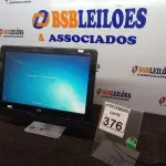 LOTE 376 - 01 ALL IN ONE MARCA HP C/TECLADO E MOUSE. (NO ESTADO) ATENÇÃO! FAZER A VISITAÇÃO ANTES DE ARREMATAR, NÃO SABEMOS SE FUNCIONA. LEILÃO NÃO TEM GARANTIA E NEM DEVOLUÇÃO, SUJEITO A POSSÍVEIS AVARIAS VISÍVEIS/OCULTAS E/OU AUSÊNCIA DE COMPONENTES.