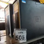 LOTE 505 - 02 CPU’S MARCA HP E 02 MOUSES. (NO ESTADO) ATENÇÃO! FAZER A VISITAÇÃO ANTES DE ARREMATAR, NÃO SABEMOS SE FUNCIONA. LEILÃO NÃO TEM GARANTIA E NEM DEVOLUÇÃO, SUJEITO A POSSÍVEIS AVARIAS VISÍVEIS/OCULTAS E/OU AUSÊNCIA DE COMPONENTES.
