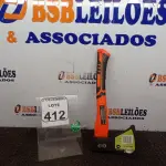 LOTE 412 - 01 MACHADINHA MARCA IDEA(NOVO). (NO ESTADO) ATENÇÃO! FAZER A VISITAÇÃO ANTES DE ARREMATAR, NÃO SABEMOS SE FUNCIONA. LEILÃO NÃO TEM GARANTIA E NEM DEVOLUÇÃO, SUJEITO A POSSÍVEIS AVARIAS VISÍVEIS/OCULTAS E/OU AUSÊNCIA DE COMPONENTES.