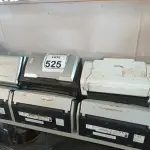 LOTE 525 - 09 SCANNERS MARCAS E MODELOS DIVERSOS. (NO ESTADO) ATENÇÃO! FAZER A VISITAÇÃO ANTES DE ARREMATAR, NÃO SABEMOS SE FUNCIONA. LEILÃO NÃO TEM GARANTIA E NEM DEVOLUÇÃO, SUJEITO A POSSÍVEIS AVARIAS VISÍVEIS/OCULTAS E/OU AUSÊNCIA DE COMPONENTES.