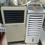 LOTE 323 - 02 CLIMATIZADORES MARCA SPRINGER E PHASER. (NO ESTADO) ATENÇÃO! FAZER A VISITAÇÃO ANTES DE ARREMATAR, NÃO SABEMOS SE FUNCIONA. LEILÃO NÃO TEM GARANTIA E NEM DEVOLUÇÃO, SUJEITO A POSSÍVEIS AVARIAS VISÍVEIS/OCULTAS E/OU AUSÊNCIA DE COMPONENTES.