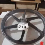 LOTE 514 - 01 RODA P/MOTO CG ARO “17 PARA QUALQUER CG (NOVO). (NO ESTADO) ATENÇÃO! FAZER A VISITAÇÃO ANTES DE ARREMATAR, NÃO SABEMOS SE FUNCIONA. LEILÃO NÃO TEM GARANTIA E NEM DEVOLUÇÃO, SUJEITO A POSSÍVEIS AVARIAS VISÍVEIS/OCULTAS E/OU AUSÊNCIA DE COMPONENTES.