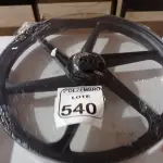 LOTE 540 - 01 RODA P/MOTO CG ARO “17 PARA QUALQUER CG (NOVO). (NO ESTADO) ATENÇÃO! FAZER A VISITAÇÃO ANTES DE ARREMATAR, NÃO SABEMOS SE FUNCIONA. LEILÃO NÃO TEM GARANTIA E NEM DEVOLUÇÃO, SUJEITO A POSSÍVEIS AVARIAS VISÍVEIS/OCULTAS E/OU AUSÊNCIA DE COMPONENTES.