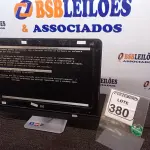 LOTE 380 - 01 ALL IN ONE MARCA HP C/TECLADO E MOUSE. (NO ESTADO) ATENÇÃO! FAZER A VISITAÇÃO ANTES DE ARREMATAR, NÃO SABEMOS SE FUNCIONA. LEILÃO NÃO TEM GARANTIA E NEM DEVOLUÇÃO, SUJEITO A POSSÍVEIS AVARIAS VISÍVEIS/OCULTAS E/OU AUSÊNCIA DE COMPONENTES.