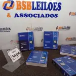 LOTE 340 - 05 REFLETORES LED AMBIENTE EXTERNO 100W. (NOVO), (NO ESTADO) ATENÇÃO! FAZER A VISITAÇÃO ANTES DE ARREMATAR, NÃO SABEMOS SE FUNCIONA. LEILÃO NÃO TEM GARANTIA E NEM DEVOLUÇÃO, SUJEITO A POSSÍVEIS AVARIAS VISÍVEIS/OCULTAS E/OU AUSÊNCIA DE COMPONENTES.