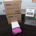 LOTE 406 - 02 CAIXAS COM SAQUINHOS PLÁSTICOS PARA DESCARTES DE ABSORVENTES, CONTEM 10 PERFIS COM 60 UNIDADES CADA. (NO ESTADO) ATENÇÃO! FAZER A VISITAÇÃO ANTES DE ARREMATAR, NÃO SABEMOS SE FUNCIONA. LEILÃO NÃO TEM GARANTIA E NEM DEVOLUÇÃO, SUJEITO A POSSÍVEIS AVARIAS VISÍVEIS/OCULTAS E/OU AUSÊNCIA DE COMPONENTES.