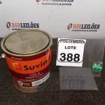 LOTE 388 - 01 LATA DE TINTA COR BRILHANTE PLATINA MARCA SUVINIL 3,6L P/METAIS. (NO ESTADO) ATENÇÃO! FAZER A VISITAÇÃO ANTES DE ARREMATAR, NÃO SABEMOS SE FUNCIONA. LEILÃO NÃO TEM GARANTIA E NEM DEVOLUÇÃO, SUJEITO A POSSÍVEIS AVARIAS VISÍVEIS/OCULTAS E/OU AUSÊNCIA DE COMPONENTES.