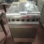 LOTE 350 - 01 FOGÃO 04 BOCAS MARCA BRASTEMP. (NO ESTADO) ATENÇÃO! FAZER A VISITAÇÃO ANTES DE ARREMATAR, NÃO SABEMOS SE FUNCIONA. LEILÃO NÃO TEM GARANTIA E NEM DEVOLUÇÃO, SUJEITO A POSSÍVEIS AVARIAS VISÍVEIS/OCULTAS E/OU AUSÊNCIA DE COMPONENTES.