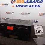 LOTE 381 - 01 RECEIVER MODELO VSXD508 MARCA PIONEER. (NO ESTADO) ATENÇÃO! FAZER A VISITAÇÃO ANTES DE ARREMATAR, NÃO SABEMOS SE FUNCIONA. LEILÃO NÃO TEM GARANTIA E NEM DEVOLUÇÃO, SUJEITO A POSSÍVEIS AVARIAS VISÍVEIS/OCULTAS E/OU AUSÊNCIA DE COMPONENTES.