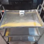 LOTE 494 - 01 CARRINHO EM INOX. (NO ESTADO) ATENÇÃO! FAZER A VISITAÇÃO ANTES DE ARREMATAR, NÃO SABEMOS SE FUNCIONA. LEILÃO NÃO TEM GARANTIA E NEM DEVOLUÇÃO, SUJEITO A POSSÍVEIS AVARIAS VISÍVEIS/OCULTAS E/OU AUSÊNCIA DE COMPONENTES.