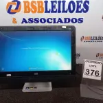 LOTE 376 - 01 ALL IN ONE MARCA HP C/TECLADO E MOUSE. (NO ESTADO) ATENÇÃO! FAZER A VISITAÇÃO ANTES DE ARREMATAR, NÃO SABEMOS SE FUNCIONA. LEILÃO NÃO TEM GARANTIA E NEM DEVOLUÇÃO, SUJEITO A POSSÍVEIS AVARIAS VISÍVEIS/OCULTAS E/OU AUSÊNCIA DE COMPONENTES.