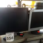 LOTE 554 - 05 MONITORES LCD MARCAS E MODELOS DIVERSOS. (NO ESTADO) ATENÇÃO! FAZER A VISITAÇÃO ANTES DE ARREMATAR, NÃO SABEMOS SE FUNCIONA. LEILÃO NÃO TEM GARANTIA E NEM DEVOLUÇÃO, SUJEITO A POSSÍVEIS AVARIAS VISÍVEIS/OCULTAS E/OU AUSÊNCIA DE COMPONENTES.