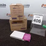 LOTE 406 - 02 CAIXAS COM SAQUINHOS PLÁSTICOS PARA DESCARTES DE ABSORVENTES, CONTEM 10 PERFIS COM 60 UNIDADES CADA. (NO ESTADO) ATENÇÃO! FAZER A VISITAÇÃO ANTES DE ARREMATAR, NÃO SABEMOS SE FUNCIONA. LEILÃO NÃO TEM GARANTIA E NEM DEVOLUÇÃO, SUJEITO A POSSÍVEIS AVARIAS VISÍVEIS/OCULTAS E/OU AUSÊNCIA DE COMPONENTES.