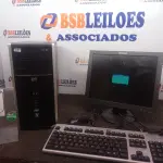 LOTE 353 - 01 CPU MARCA HP E 01 MONITOR MARCA LENOVO C/TECLADO E MOUSE. (NO ESTADO) ATENÇÃO! FAZER A VISITAÇÃO ANTES DE ARREMATAR, NÃO SABEMOS SE FUNCIONA. LEILÃO NÃO TEM GARANTIA E NEM DEVOLUÇÃO, SUJEITO A POSSÍVEIS AVARIAS VISÍVEIS/OCULTAS E/OU AUSÊNCIA DE COMPONENTES.