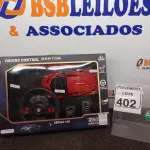 LOTE 402 - 01 CARRINHO DE CONTROLE REMOTO. (NO ESTADO) ATENÇÃO! FAZER A VISITAÇÃO ANTES DE ARREMATAR, NÃO SABEMOS SE FUNCIONA. LEILÃO NÃO TEM GARANTIA E NEM DEVOLUÇÃO, SUJEITO A POSSÍVEIS AVARIAS VISÍVEIS/OCULTAS E/OU AUSÊNCIA DE COMPONENTES.