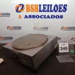 LOTE 346 - 01 CREPEIRA MARCA CROYDON. (NO ESTADO) ATENÇÃO! FAZER A VISITAÇÃO ANTES DE ARREMATAR, NÃO SABEMOS SE FUNCIONA. LEILÃO NÃO TEM GARANTIA E NEM DEVOLUÇÃO, SUJEITO A POSSÍVEIS AVARIAS VISÍVEIS/OCULTAS E/OU AUSÊNCIA DE COMPONENTES.