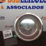 LOTE 364 - 01 CUBA EM INOX N°32 AÇO 430 32X14 MARCA FABRINOX. (NO ESTADO) ATENÇÃO! FAZER A VISITAÇÃO ANTES DE ARREMATAR, NÃO SABEMOS SE FUNCIONA. LEILÃO NÃO TEM GARANTIA E NEM DEVOLUÇÃO, SUJEITO A POSSÍVEIS AVARIAS VISÍVEIS/OCULTAS E/OU AUSÊNCIA DE COMPONENTES.