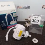LOTE 398 - 01 TORNEIRA HYDRA MULTI-TEMPERATURA P/ BANCADA 220V. (NO ESTADO) ATENÇÃO! FAZER A VISITAÇÃO ANTES DE ARREMATAR, NÃO SABEMOS SE FUNCIONA. LEILÃO NÃO TEM GARANTIA E NEM DEVOLUÇÃO, SUJEITO A POSSÍVEIS AVARIAS VISÍVEIS/OCULTAS E/OU AUSÊNCIA DE COMPONENTES.