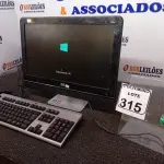 LOTE 315 - 01 ALL IN ONE MARCA HP C/FONTE. (NO ESTADO) ATENÇÃO! FAZER A VISITAÇÃO ANTES DE ARREMATAR, NÃO SABEMOS SE FUNCIONA. LEILÃO NÃO TEM GARANTIA E NEM DEVOLUÇÃO, SUJEITO A POSSÍVEIS AVARIAS VISÍVEIS/OCULTAS E/OU AUSÊNCIA DE COMPONENTES.