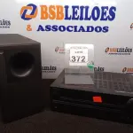 LOTE 372 - 01 RECEIVER MODELO HTR391 MARCA ONKYO E 01 CAIXA DE SOM. (NO ESTADO) ATENÇÃO! FAZER A VISITAÇÃO ANTES DE ARREMATAR, NÃO SABEMOS SE FUNCIONA. LEILÃO NÃO TEM GARANTIA E NEM DEVOLUÇÃO, SUJEITO A POSSÍVEIS AVARIAS VISÍVEIS/OCULTAS E/OU AUSÊNCIA DE COMPONENTES.