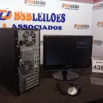 LOTE 438 - 01 CPU MARCA HP E 01 MONITOR MARCA SAMSUNG C/MOUSE. (NO ESTADO) ATENÇÃO! FAZER A VISITAÇÃO ANTES DE ARREMATAR, NÃO SABEMOS SE FUNCIONA. LEILÃO NÃO TEM GARANTIA E NEM DEVOLUÇÃO, SUJEITO A POSSÍVEIS AVARIAS VISÍVEIS/OCULTAS E/OU AUSÊNCIA DE COMPONENTES.