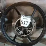 LOTE 517 - 01 RODA P/MOTO ARO “18. PARA HONDA 150 E 160 CILINDRADAS. (NO ESTADO) ATENÇÃO! FAZER A VISITAÇÃO ANTES DE ARREMATAR, NÃO SABEMOS SE FUNCIONA. LEILÃO NÃO TEM GARANTIA E NEM DEVOLUÇÃO, SUJEITO A POSSÍVEIS AVARIAS VISÍVEIS/OCULTAS E/OU AUSÊNCIA DE COMPONENTES.