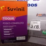 LOTE 378 - 01 LATA DE TINTA FOSCO BRANCO NEVE 18L MARCA SUVINIL. (NO ESTADO) ATENÇÃO! FAZER A VISITAÇÃO ANTES DE ARREMATAR, NÃO SABEMOS SE FUNCIONA. LEILÃO NÃO TEM GARANTIA E NEM DEVOLUÇÃO, SUJEITO A POSSÍVEIS AVARIAS VISÍVEIS/OCULTAS E/OU AUSÊNCIA DE COMPONENTES.