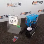 LOTE 414 - 01 MINI COMPRESSOR DE AR VEICULAR DC12V. (NO ESTADO) ATENÇÃO! FAZER A VISITAÇÃO ANTES DE ARREMATAR, NÃO SABEMOS SE FUNCIONA. LEILÃO NÃO TEM GARANTIA E NEM DEVOLUÇÃO, SUJEITO A POSSÍVEIS AVARIAS VISÍVEIS/OCULTAS E/OU AUSÊNCIA DE COMPONENTES.