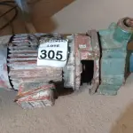 LOTE 305 - 01 BOMBA D’ÁGUA C/AVARIAS. (NO ESTADO) ATENÇÃO! FAZER A VISITAÇÃO ANTES DE ARREMATAR, NÃO SABEMOS SE FUNCIONA. LEILÃO NÃO TEM GARANTIA E NEM DEVOLUÇÃO, SUJEITO A POSSÍVEIS AVARIAS VISÍVEIS/OCULTAS E/OU AUSÊNCIA DE COMPONENTES.
