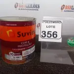 LOTE 356 - 01 LATA DE TINTA COR BRILHANTE PLATINA MARCA SUVINIL 3,6L P/METAIS. (NO ESTADO) ATENÇÃO! FAZER A VISITAÇÃO ANTES DE ARREMATAR, NÃO SABEMOS SE FUNCIONA. LEILÃO NÃO TEM GARANTIA E NEM DEVOLUÇÃO, SUJEITO A POSSÍVEIS AVARIAS VISÍVEIS/OCULTAS E/OU AUSÊNCIA DE COMPONENTES.