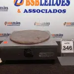 LOTE 346 - 01 CREPEIRA MARCA CROYDON. (NO ESTADO) ATENÇÃO! FAZER A VISITAÇÃO ANTES DE ARREMATAR, NÃO SABEMOS SE FUNCIONA. LEILÃO NÃO TEM GARANTIA E NEM DEVOLUÇÃO, SUJEITO A POSSÍVEIS AVARIAS VISÍVEIS/OCULTAS E/OU AUSÊNCIA DE COMPONENTES.