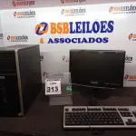 LOTE 313 - 01 CPU MARCA HP, 01 MONITOR MARCA SAMSUNG C/TECLADO E MOUSE. (NO ESTADO) ATENÇÃO! FAZER A VISITAÇÃO ANTES DE ARREMATAR, NÃO SABEMOS SE FUNCIONA. LEILÃO NÃO TEM GARANTIA E NEM DEVOLUÇÃO, SUJEITO A POSSÍVEIS AVARIAS VISÍVEIS/OCULTAS E/OU AUSÊNCIA DE COMPONENTES.